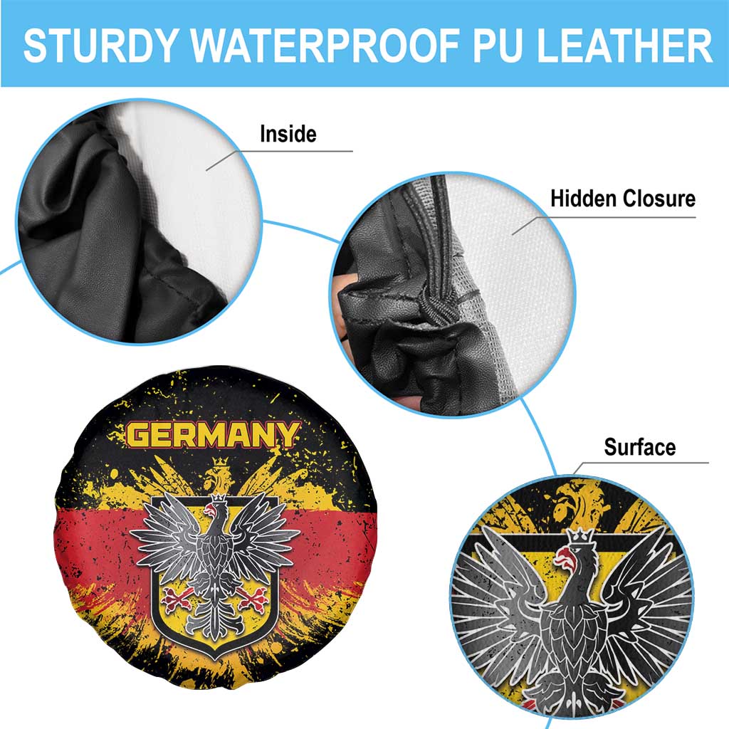 Germany Spare Tire Cover Bundeswappen Art Symbol DT05