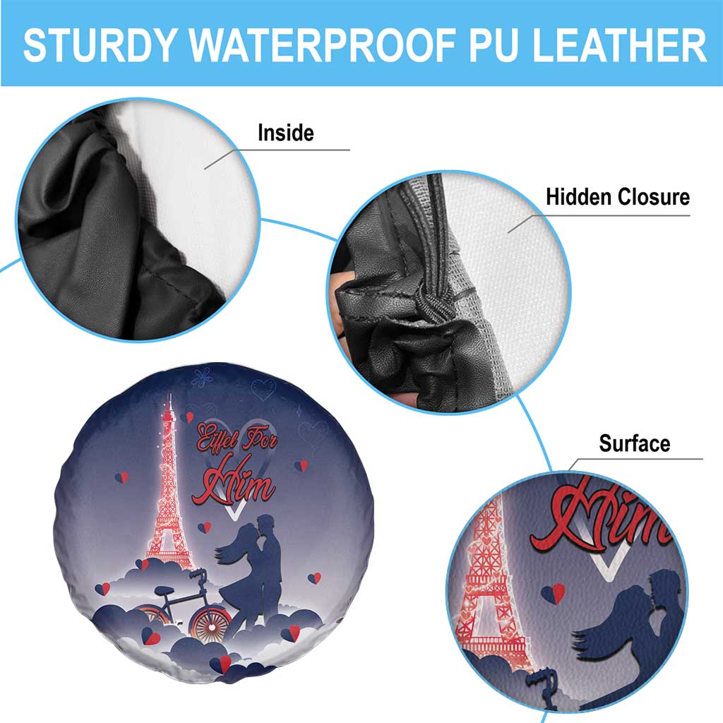 France Spare Tire Cover Eiffel For Him DT05