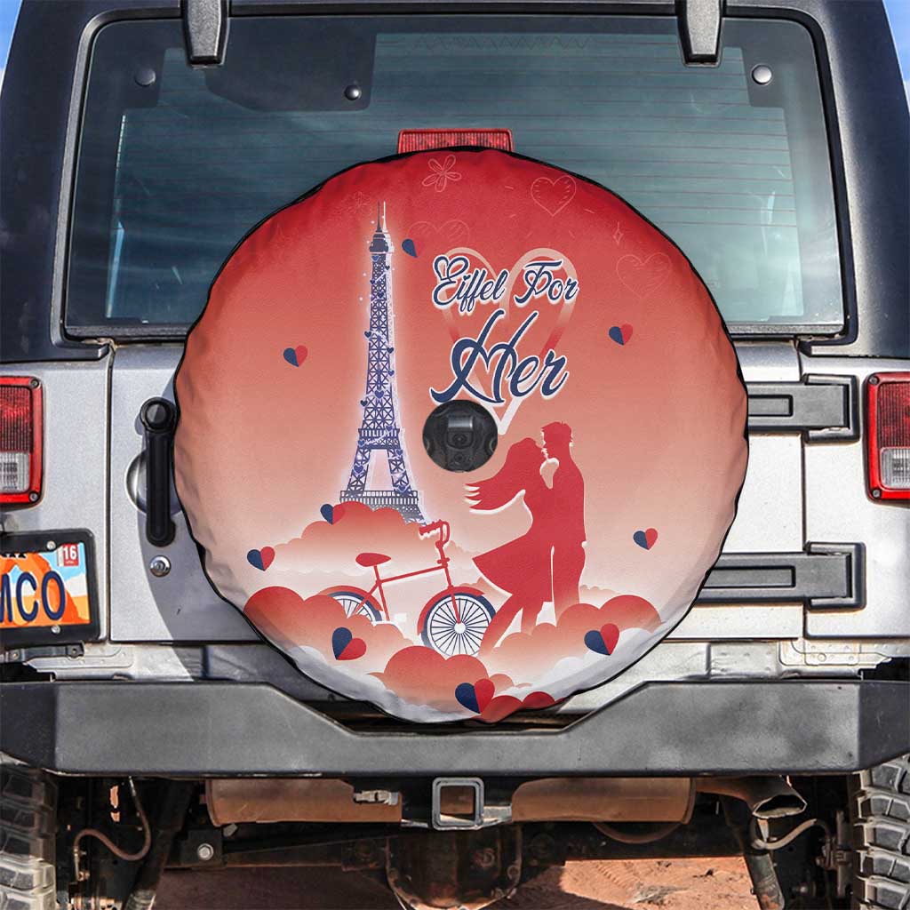 France Spare Tire Cover Eiffel For Her DT05