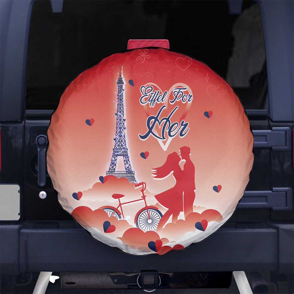 France Spare Tire Cover Eiffel For Her DT05