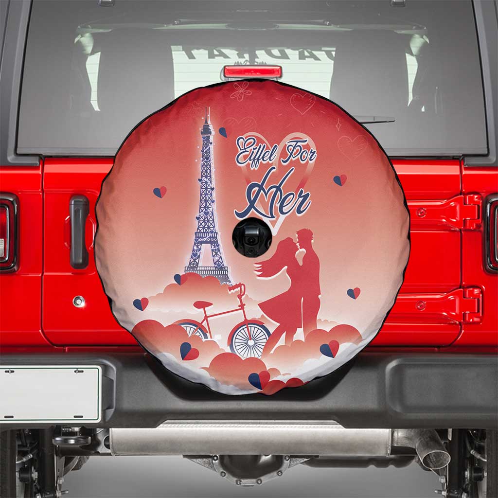 France Spare Tire Cover Eiffel For Her DT05