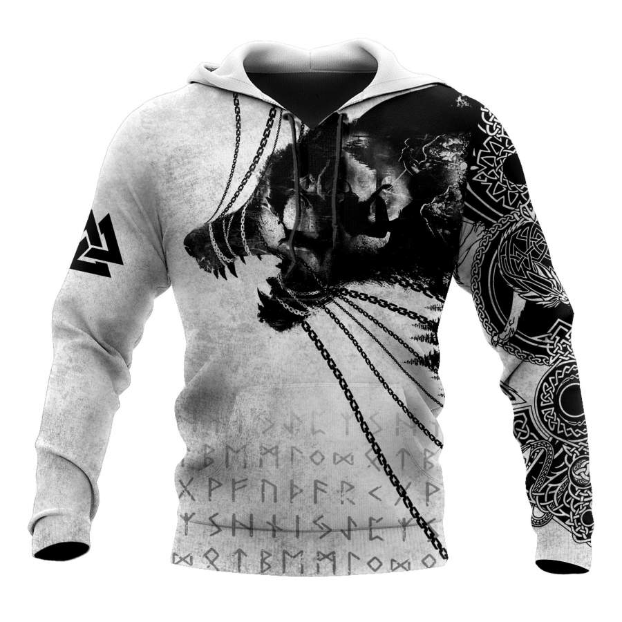 Viking Clothing Fenrir Viking Hoodie RLT12