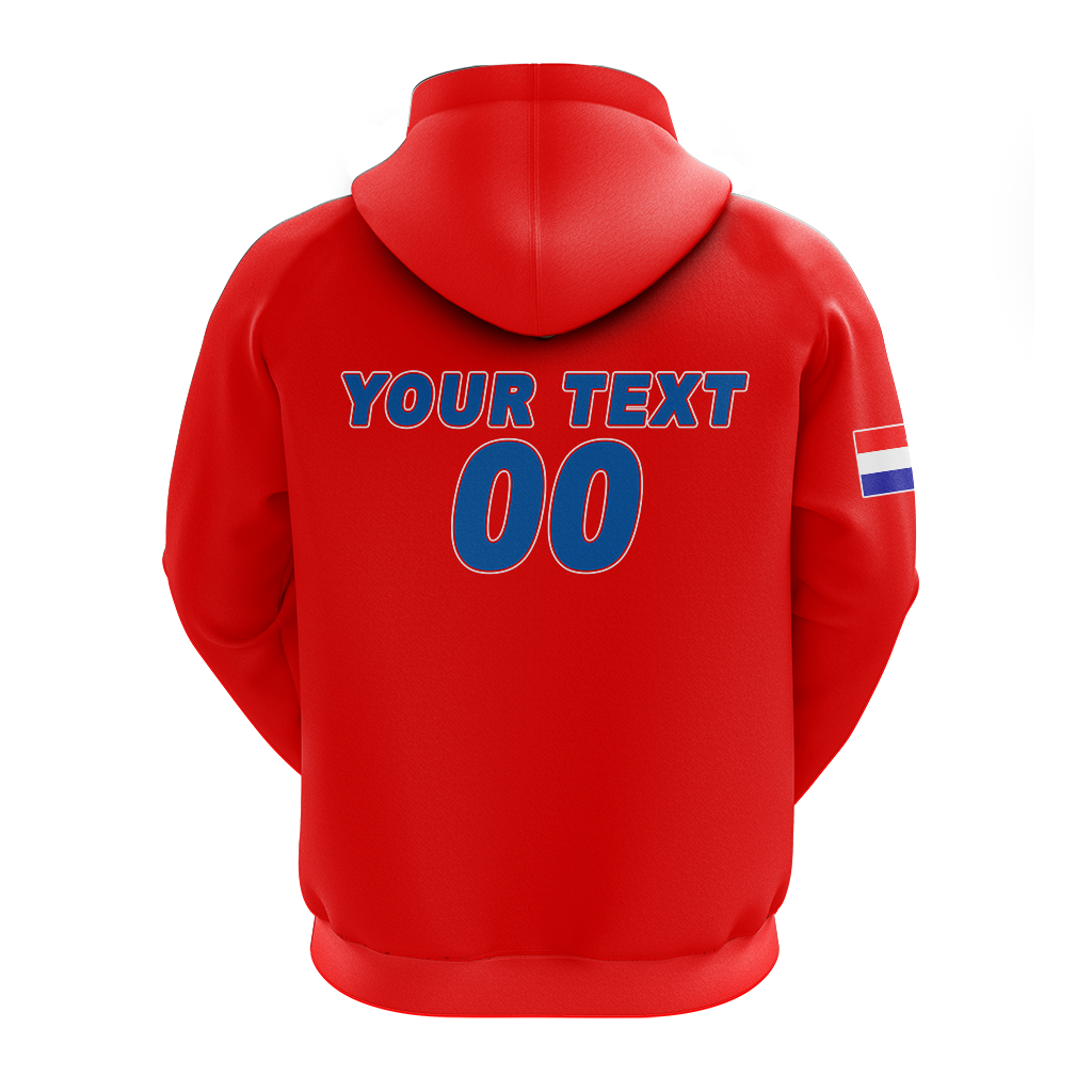 Custom Croatia Hoodie Football 2022 Checkerboard LT12