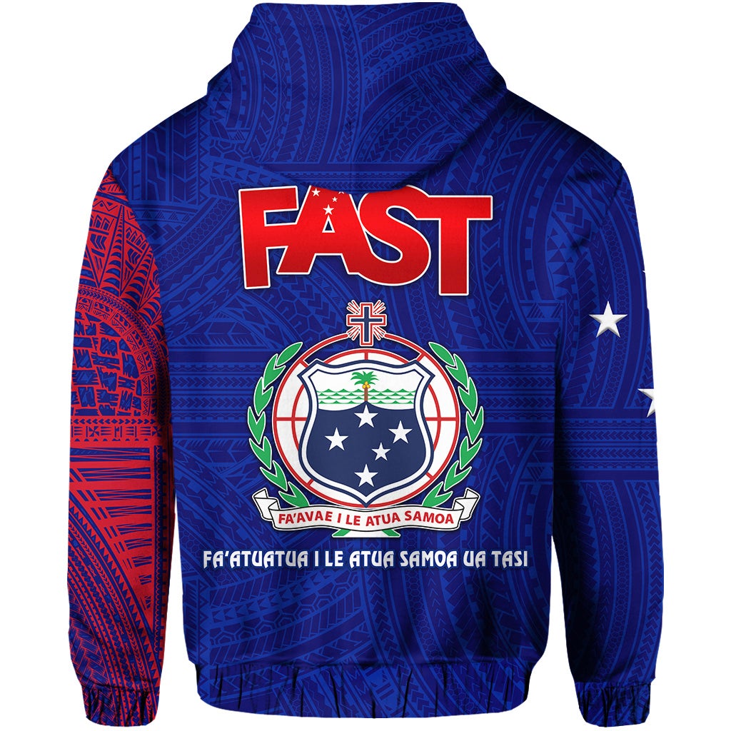 Samoa FAST Party Zip Hoodie Original Style LT8