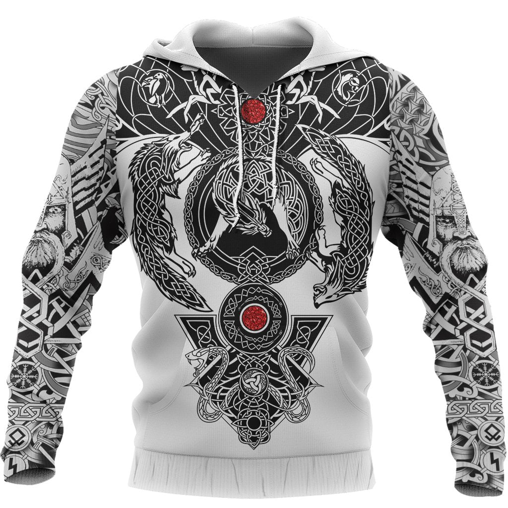 Viking Hoodie Tattoo All Over Print RLT12