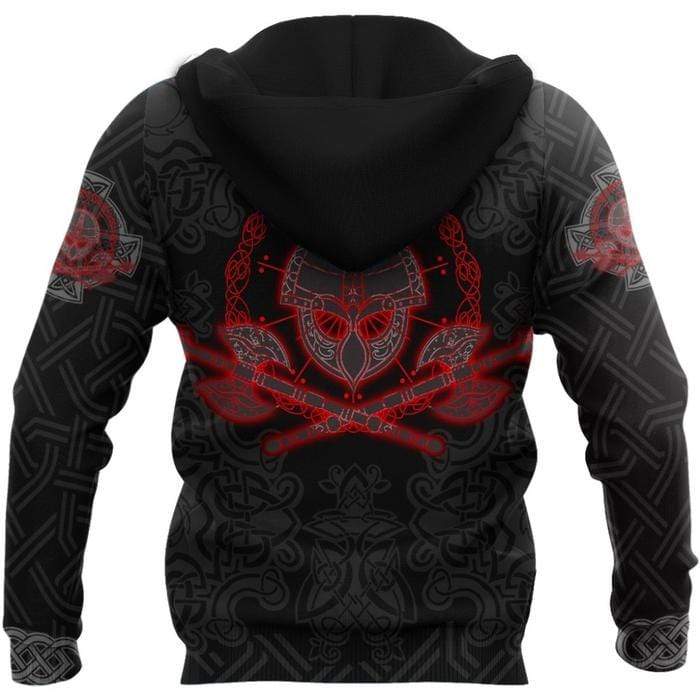 Viking Clothing Firy Tattoo Hoodie RLT12