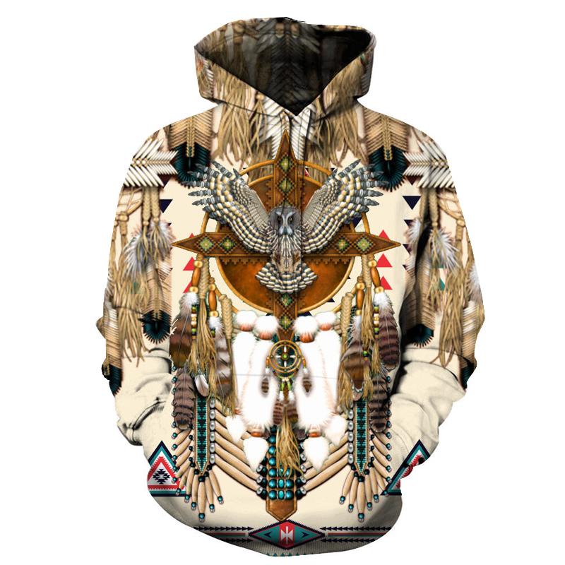Owl Dreamcatcher Native American Hoodie LT10