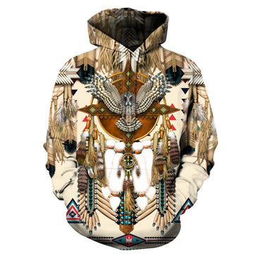 Owl Dreamcatcher Native American Hoodie LT10
