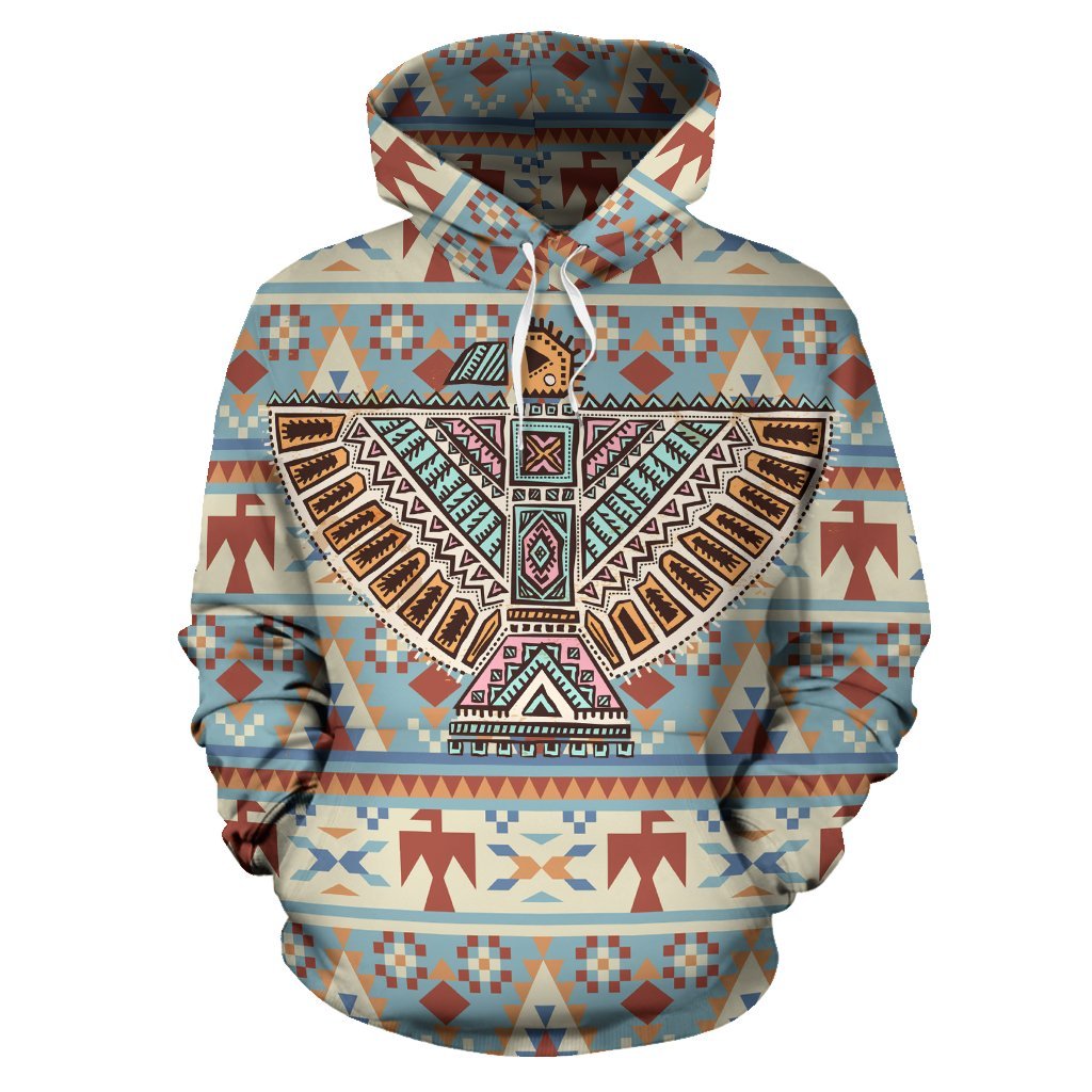 Thunderbird Native American Design All Over Hoodie LT10