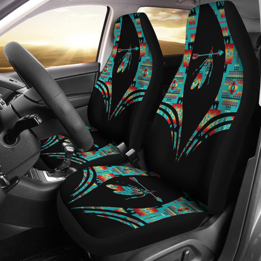 Pattern Feather Native American Car Seat Cover LT10