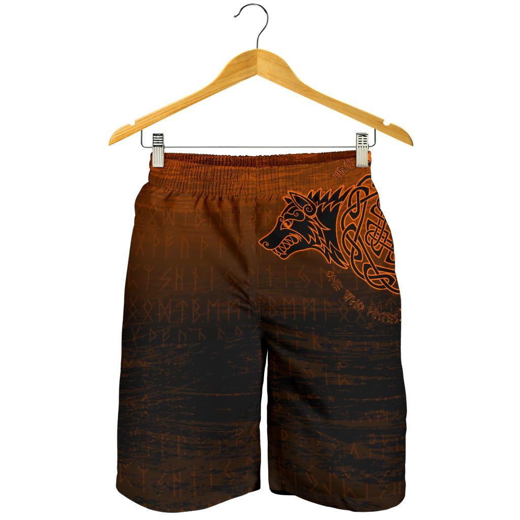 Viking Men's Shorts, Skoll and Hati Orange RLT12