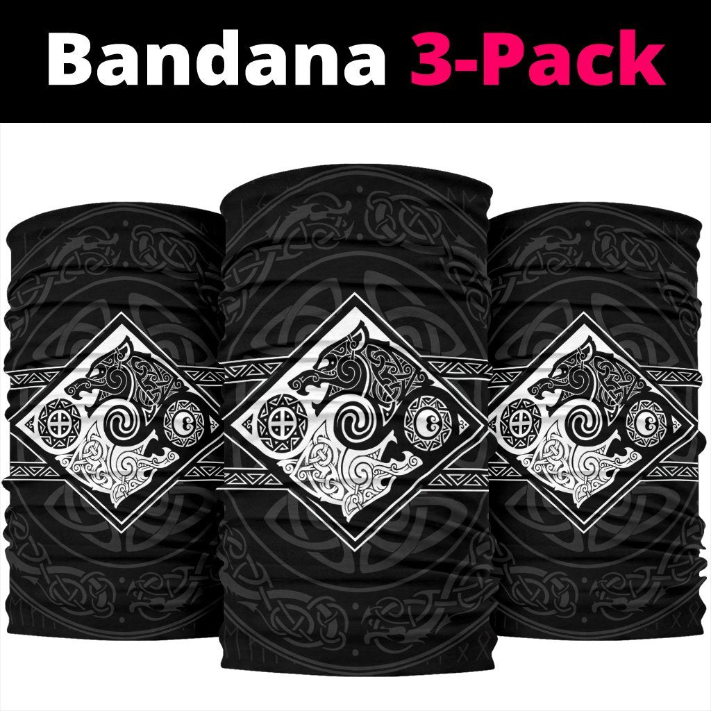 Vikings Bandana 3 Pack The Wolves, Skoll and Hati RLT12