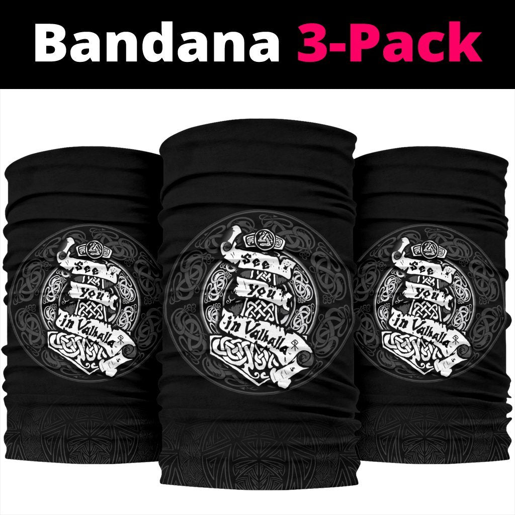 Viking Bandana 3 Pack See You In Valhalla RLT12