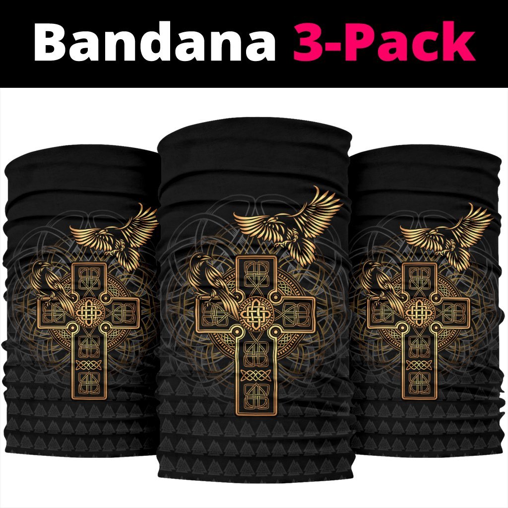 Viking Bandana 3 Pack Odin's Celtic Raven Tattoo RLT12