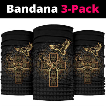 Viking Bandana 3 Pack Odin's Celtic Raven Tattoo RLT12