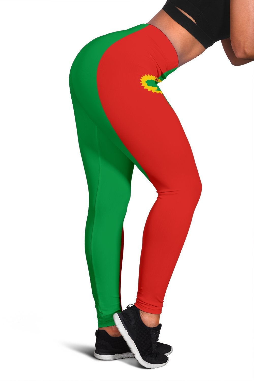 African Ethiopia, Women's Leggings Flag of Oromo Liberation