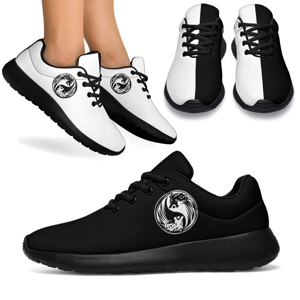 Viking Bomber Sport Sneakers Ying Yang Wolf RLT12