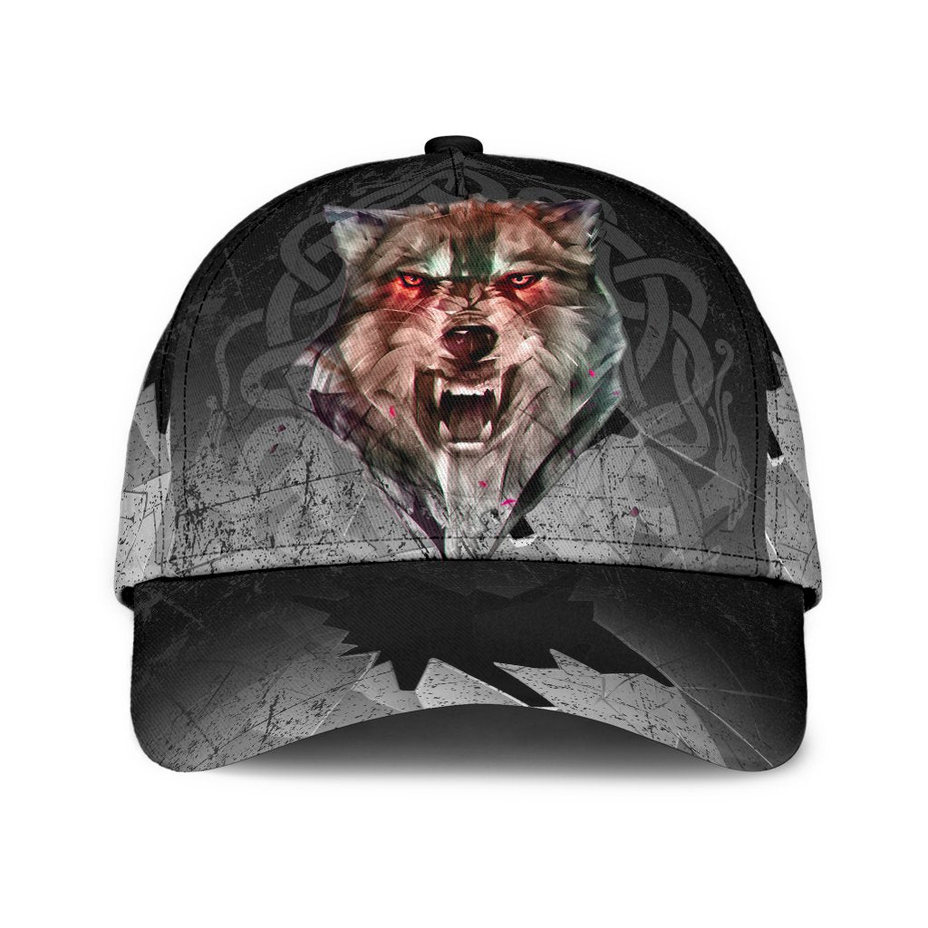 Viking Classic Cap Fenrir Norse Wolf RLT12
