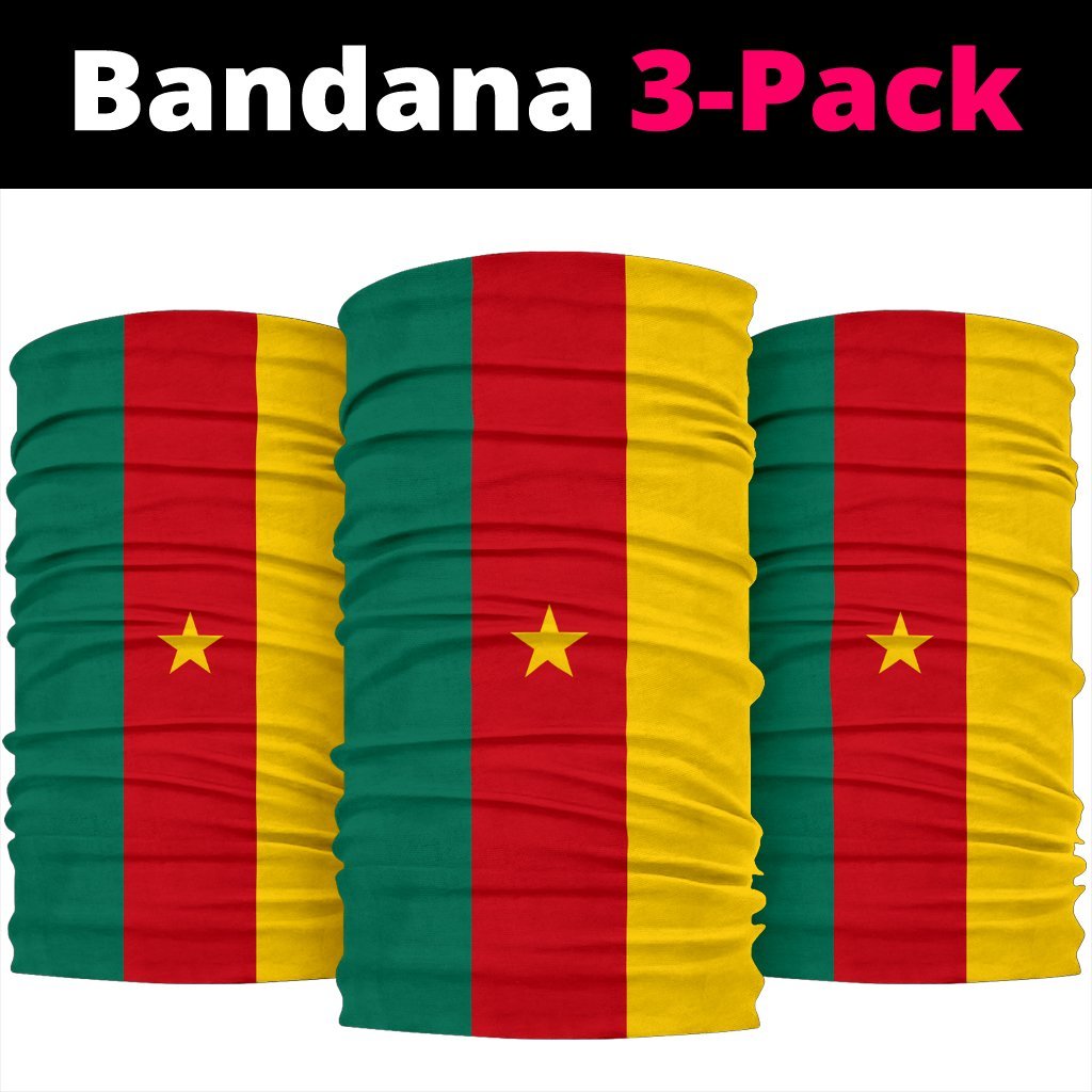 Cameroon Bandana 3-Pack - Flag Neck Gaiter