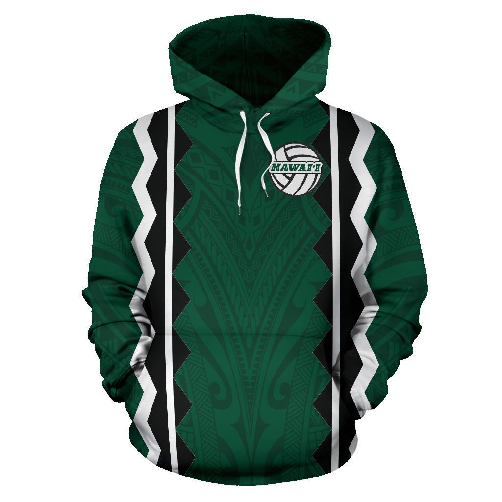 Polynesian Hawaii Womens Volleyball Team Supporter All Over Hoodie