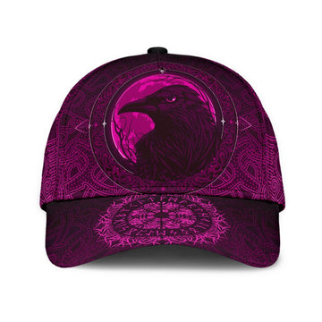 Viking Classic Cap, Ethnic Odin Raven Pink RLT12