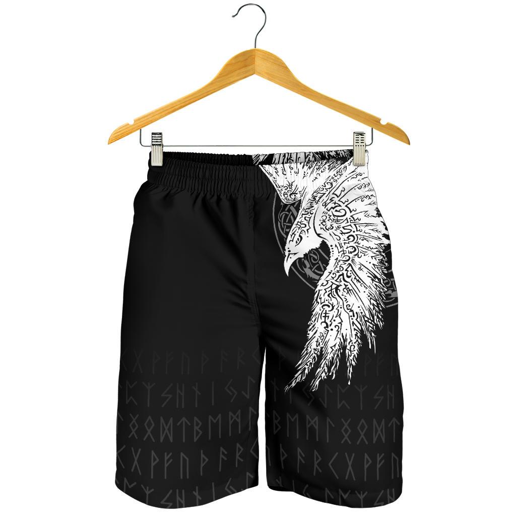 Custom Viking Men's Shorts Mystical Raven Tattoo Special RLT12
