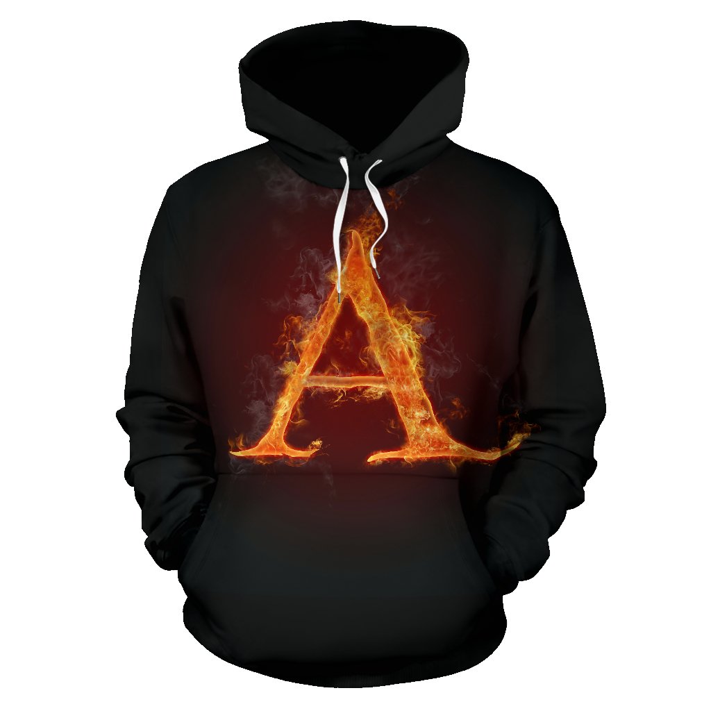 Albania All Over Hoodie Fire Style