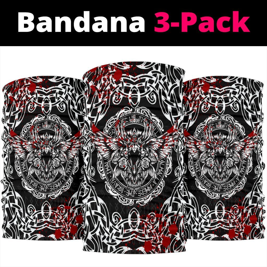 Viking Bandana 3 Pack, Raven Blood RLT12