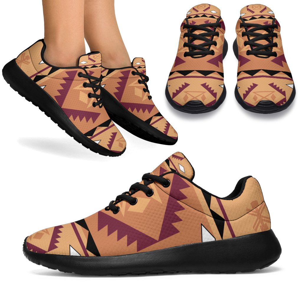 Pink Purple Design Native American Sport Sneakers LT10