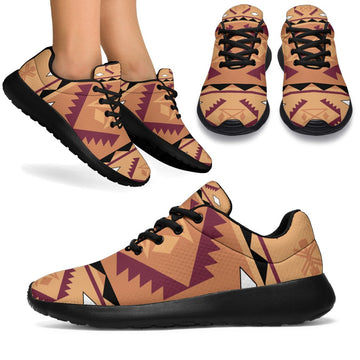Pink Purple Design Native American Sport Sneakers LT10