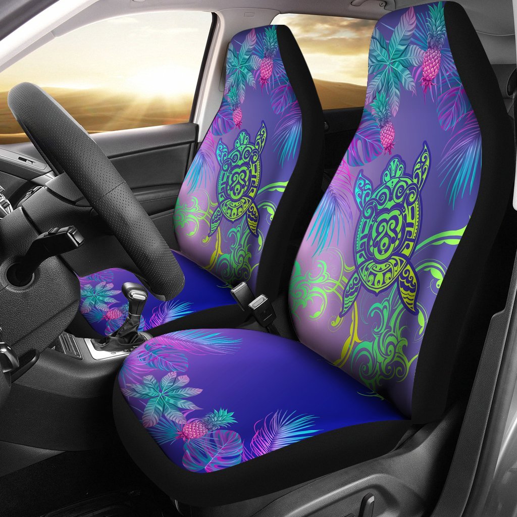 Hawaii Turtle Tropical Kanaka Maoli Car Seat Cover - Yez Style