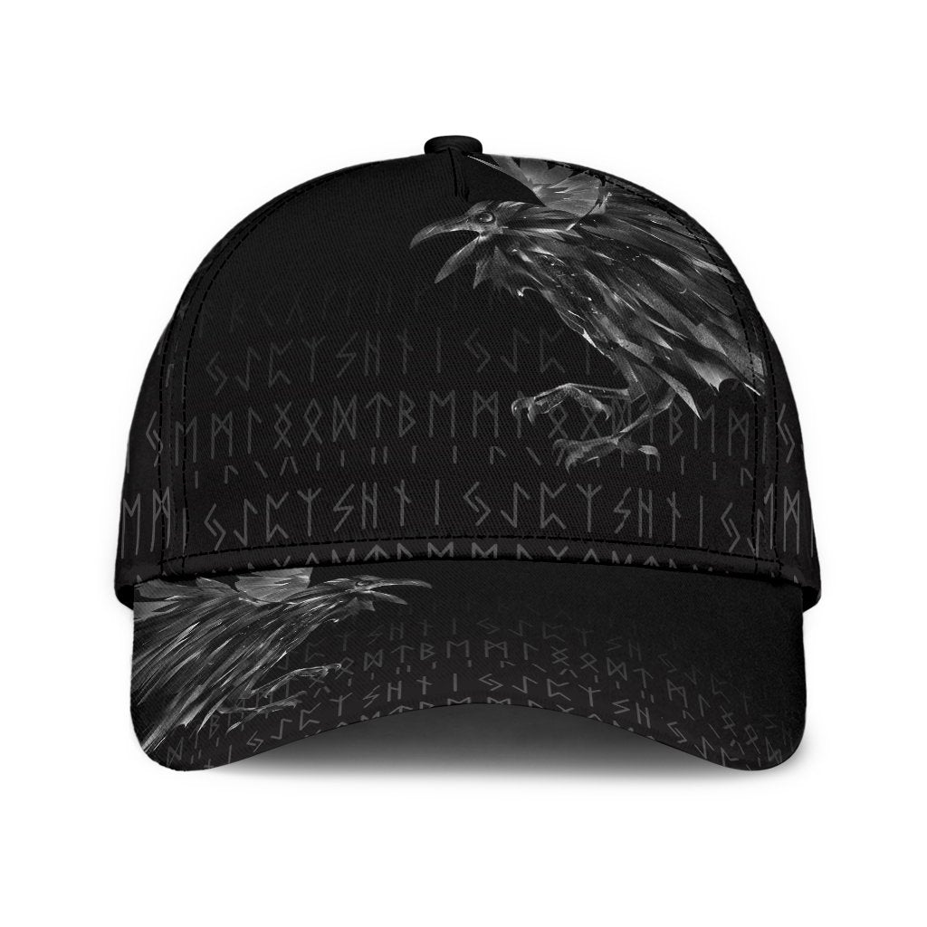 Viking Classic Cap The Raven Of Odin Rune RLT12