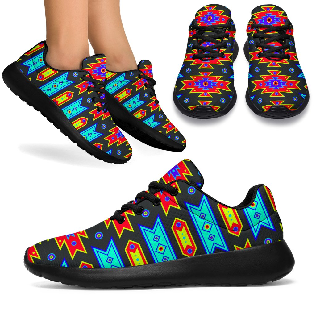 Native American Light Pattern Sport Sneakers LT10