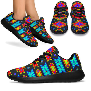 Native American Light Pattern Sport Sneakers LT10