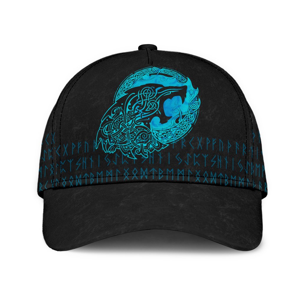 Viking Classic Cap Fenrir Wolf Cyan RLT12