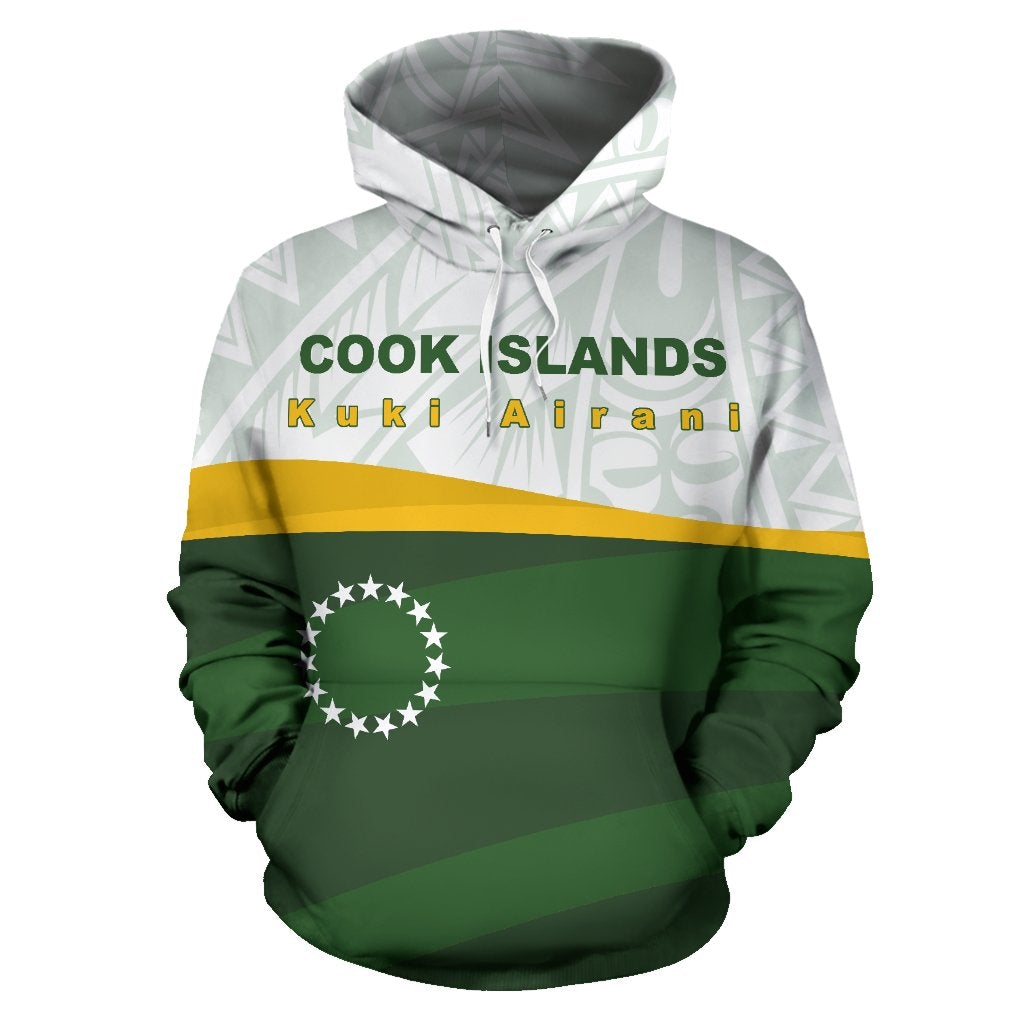 Cook Islands Hoodie Cook Islands Flag Turtle Tattoo