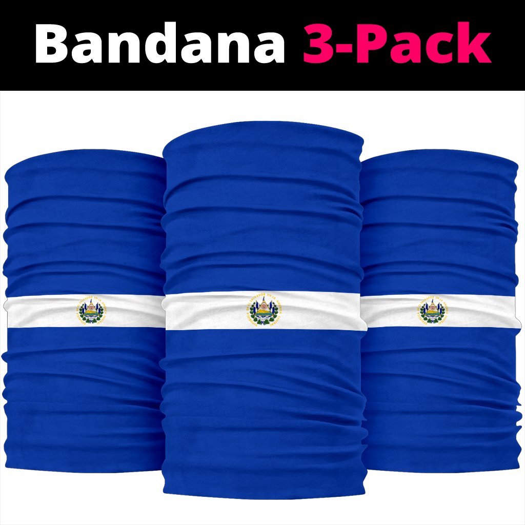 El Salvador Bandana 3-Pack - Flag Neck Gaiter
