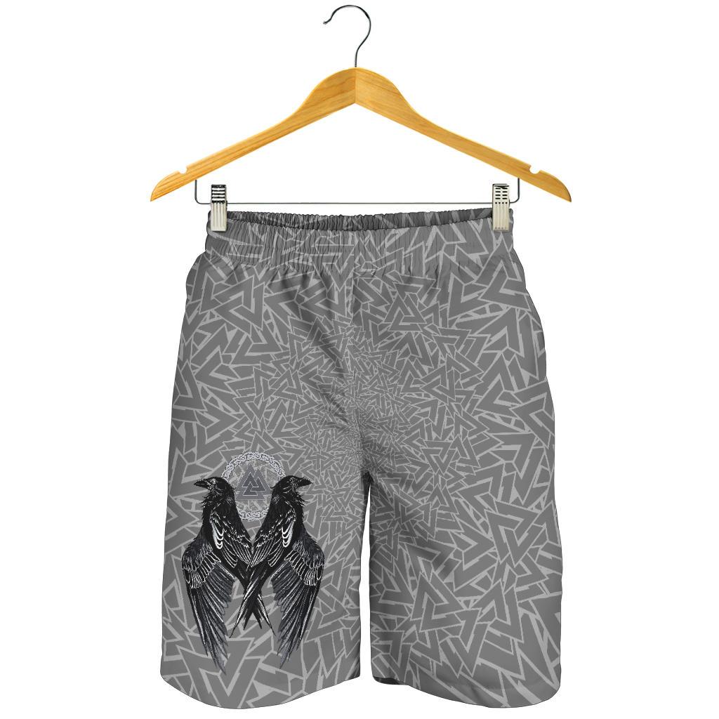 Viking Men's Shorts Raven Valknut RLT12