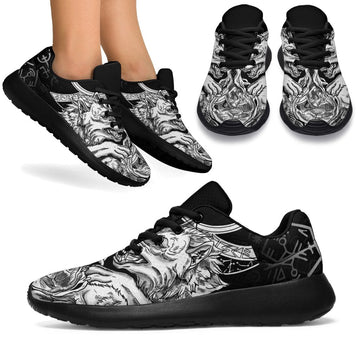 Viking Sport Sneakers Wolf and Raven Special RLT12
