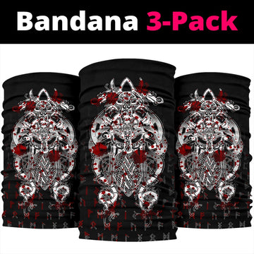 Viking Tyr Tattoo Blood Bandana 3 - Pack RLT12