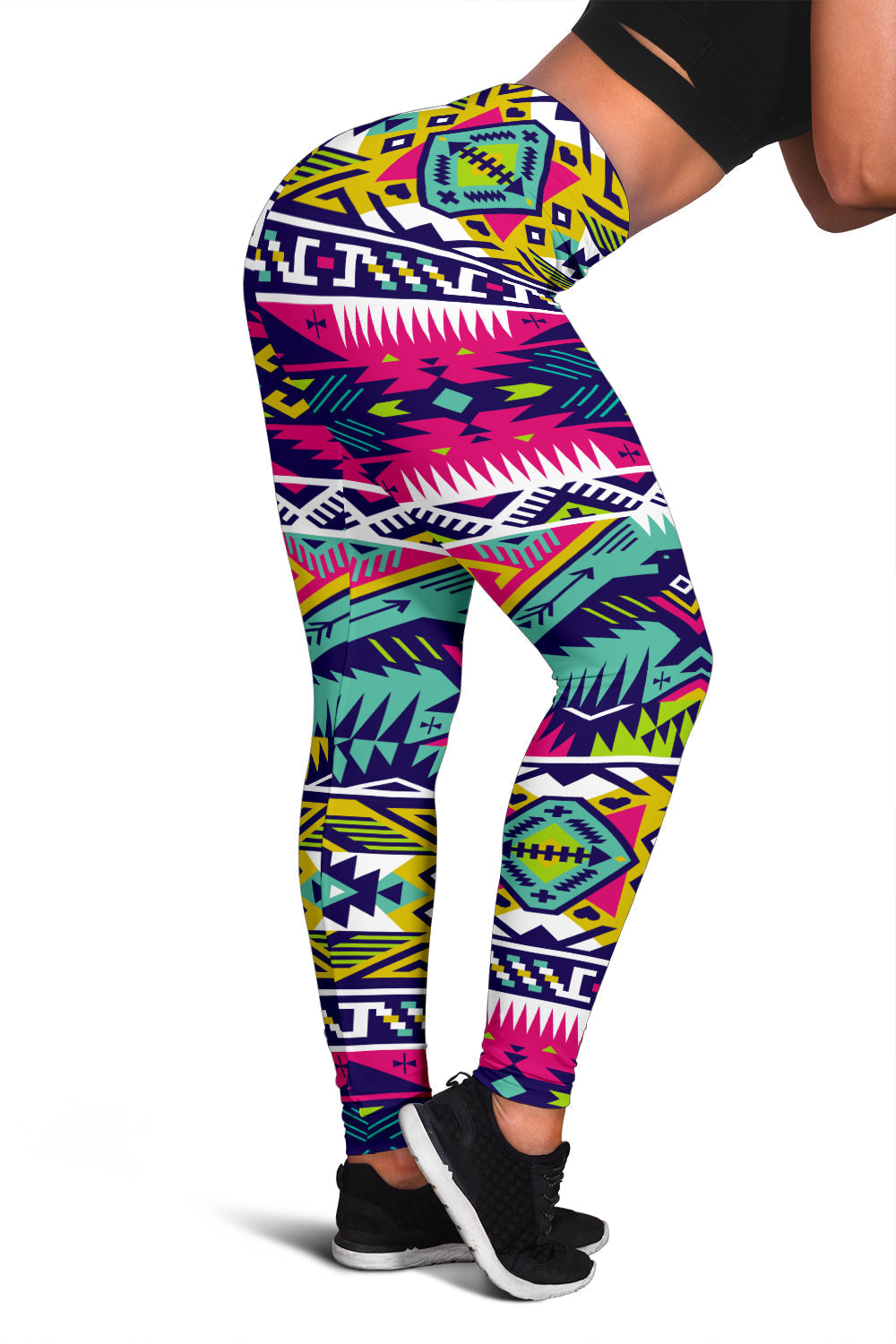 Full Color Thunder Bird Native American Leggings LT10