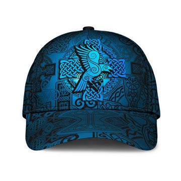 Viking Classic Cap Raven Odin Celtic Cyan RLT12