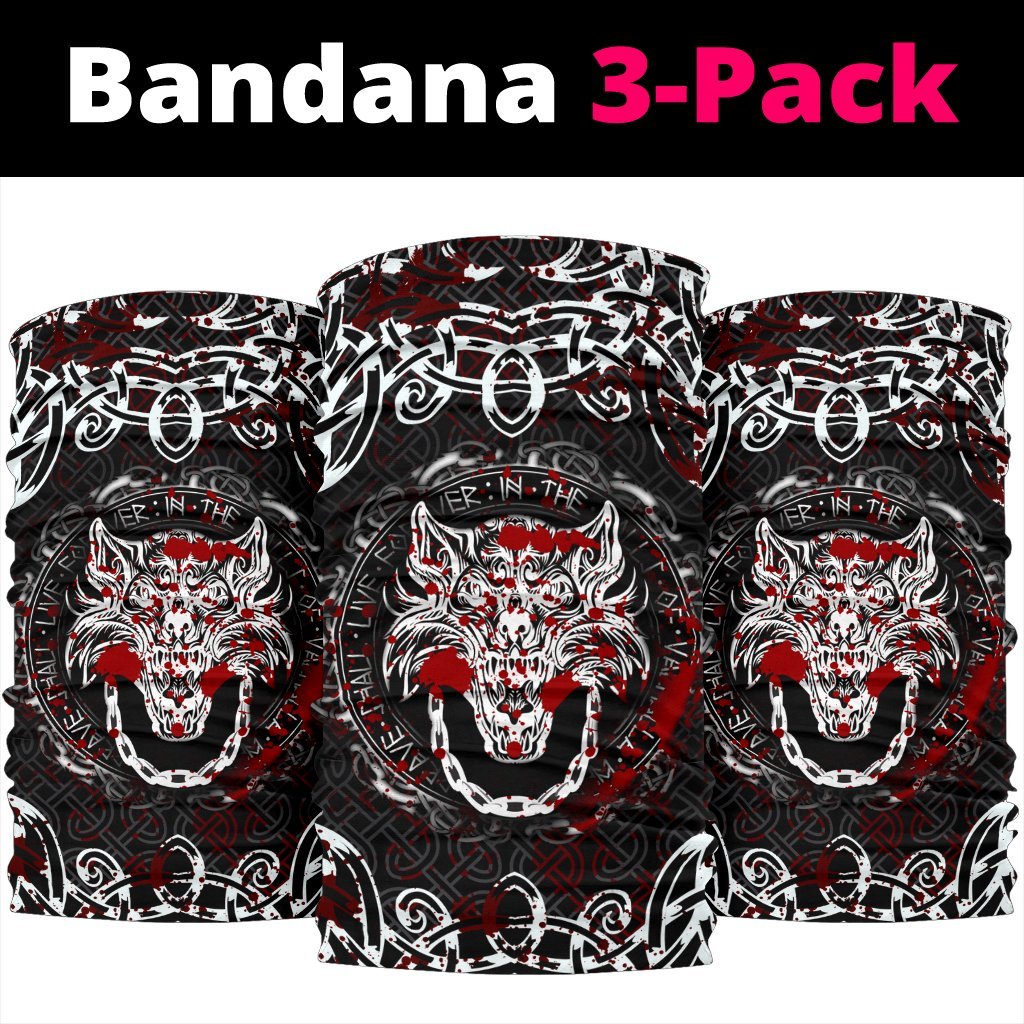 Viking Bandana 3 Pack Fenrir Viking Blood 3D RLT12