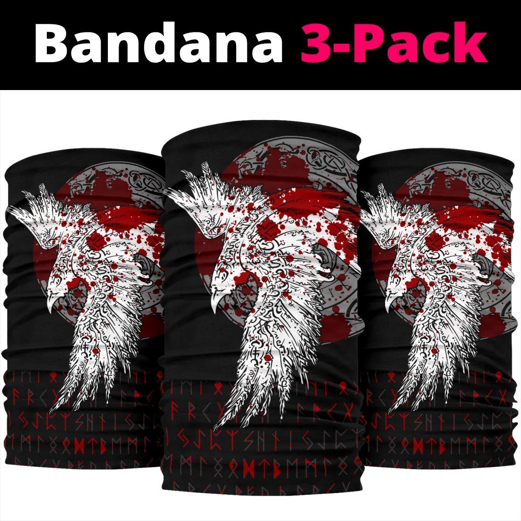 Viking Bandana 3 Pack Mystical Raven Tattoo Blood RLT12