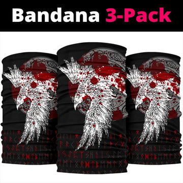 Viking Bandana 3 Pack Mystical Raven Tattoo Blood RLT12