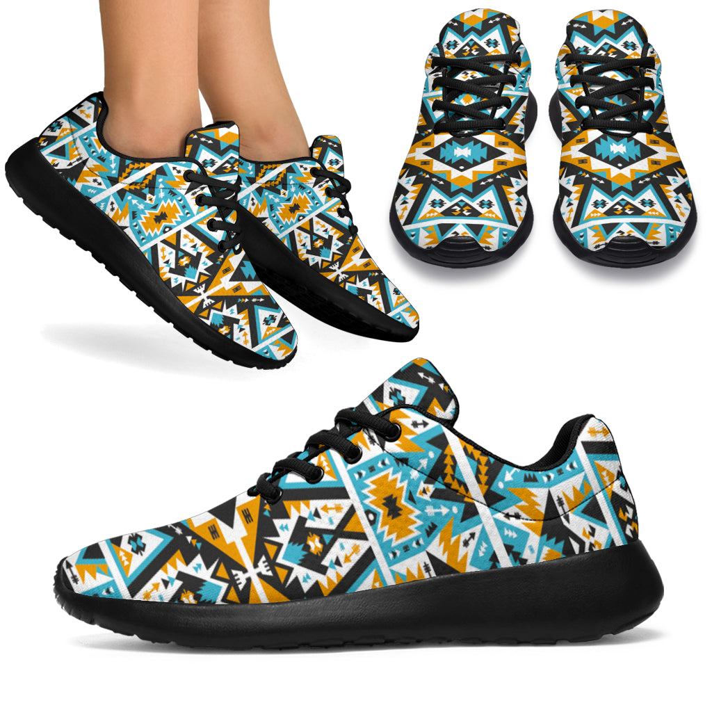 Native American Seamless Ethnic Pattern Sport Sneakers LT10
