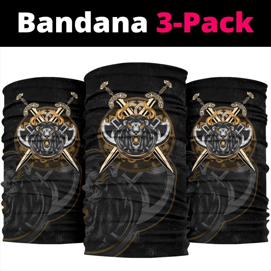 Viking Bandana 3 Pack Lion RLT12