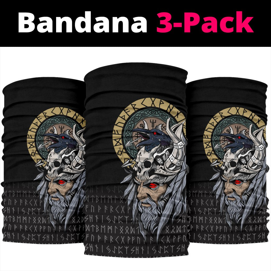Viking Odin Raven Bandana 3 - Pack RLT12