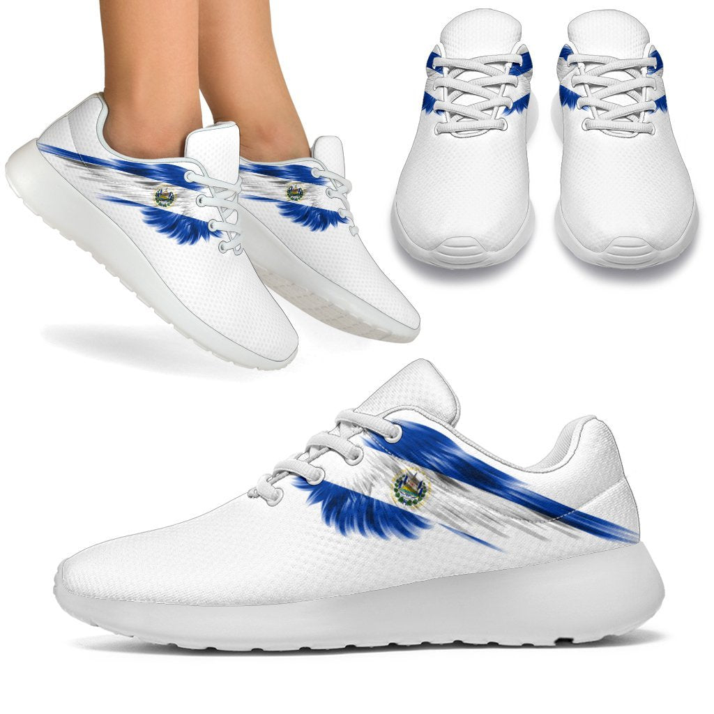 El Salvador Sneakers Wings Flag (Women's/Men's)