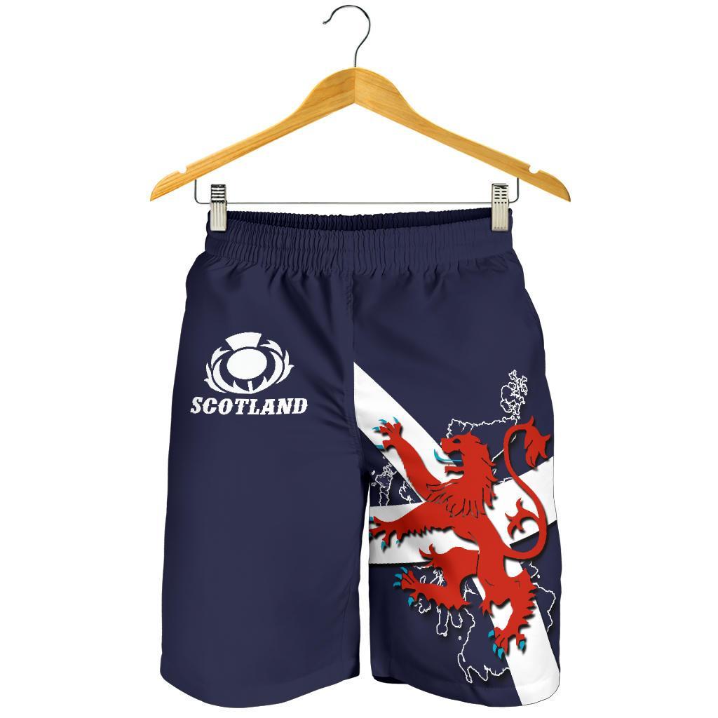 Scotland Rugby Men Shorts Lion Rampant with Thistle